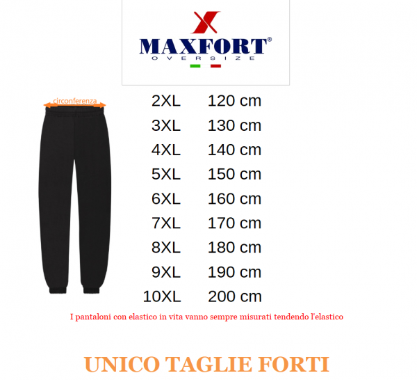 Taglie forti 2025 uomo maxfort